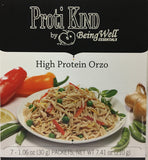 Proti King High Protein ORZO High Protein Pasta CURRENTLY ON BACK ORDER - 18g protein - 7 servings - only 4 net carbs