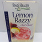 Proti Health Lemon Razzy Protein Fruit Drink Powder - 7 servings - only 70 calories - 15g protein